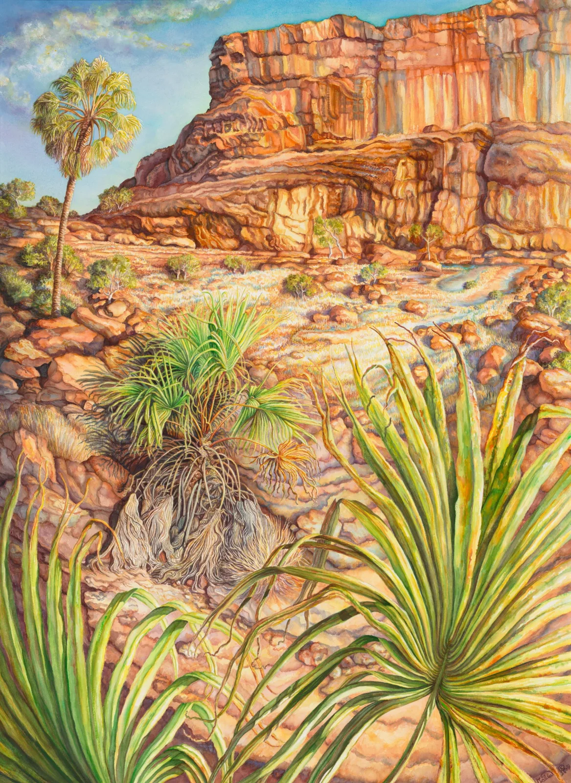 Artwork 24: Memories of Gondwana—The Palms of Palm Valley
