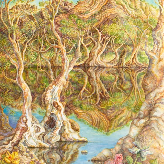 Artwork 55: Ellery Quintet: A Year in the Life of a Desert Oasis. I—Ellery in Flood