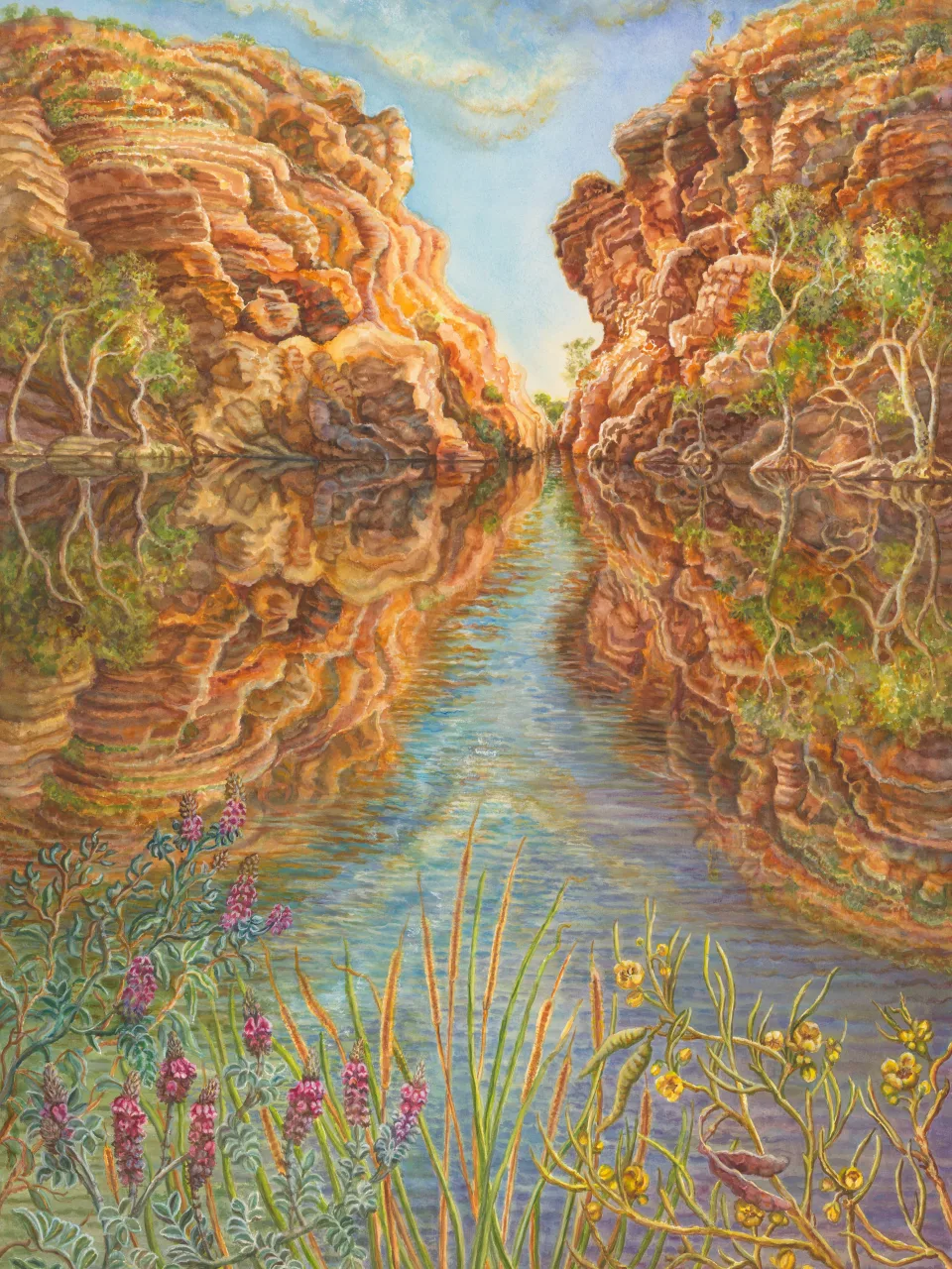 59: Ellery Quintet: A Year in the Life of a Desert Oasis. V—The Big Hole that Never Dries Up, and its Flora